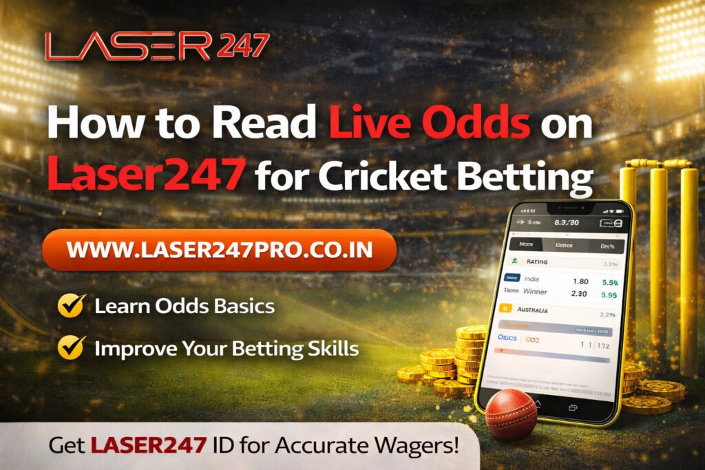 How to Read Live Odds on Laser247 for Cricket Betting