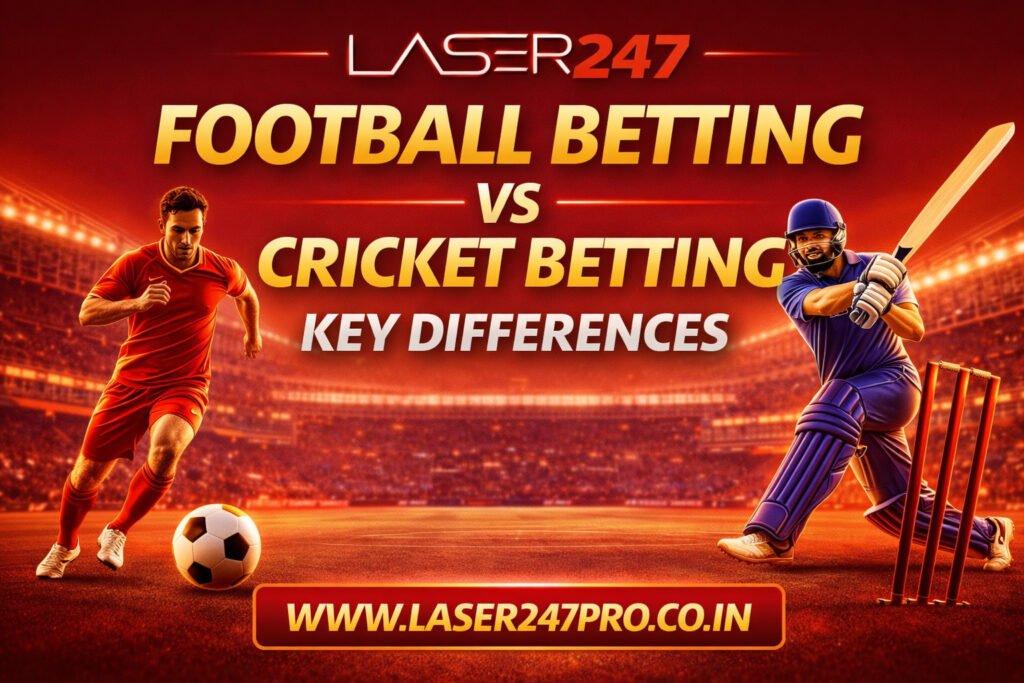 Laser247 Football Betting vs Cricket Betting