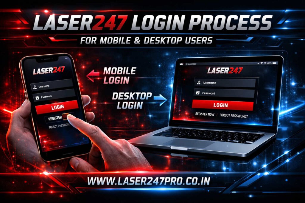 Laser247 Login Process for Mobile & Desktop Users