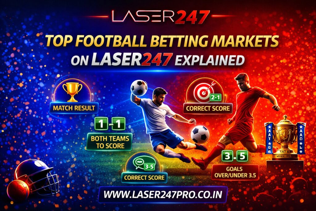 Top Football Betting Markets on Laser247 Explained
