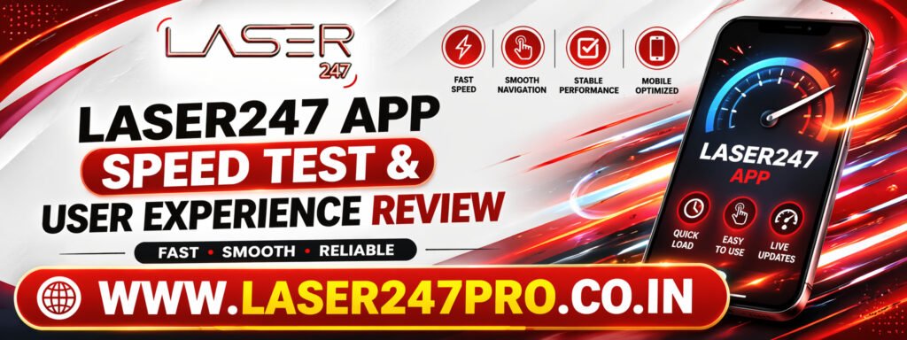 Laser247 App Speed Test & User Experience Review banner