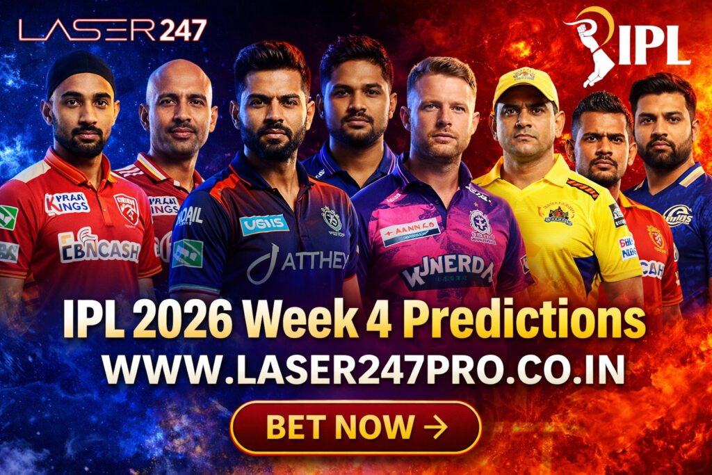 Laser247 Predictions IPL 2026 Week 4 Updated Betting Guide
