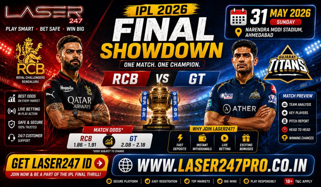 Laser247 Final Countdown Can GT Stop RCB's IPL 2026 Dream