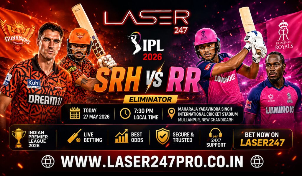 SRH vs RR Eliminator Laser247 Match Prediction IPL 2026